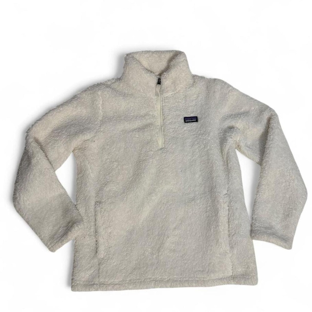 Patagonia Fuzzy Teddy Fleece 1/4 Zip Pull over sweater